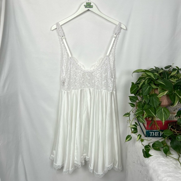 Vintage Sheer Lace Slip Dress - Picture 4 of 7